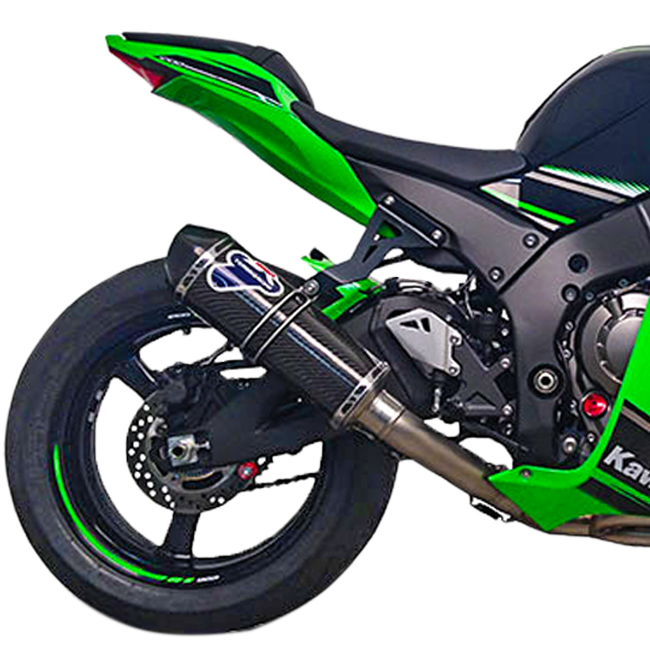 Système complet en acier inoxydable Termignoni Kawasaki ZX-10 R/RR (16-20) K07909400ICC 