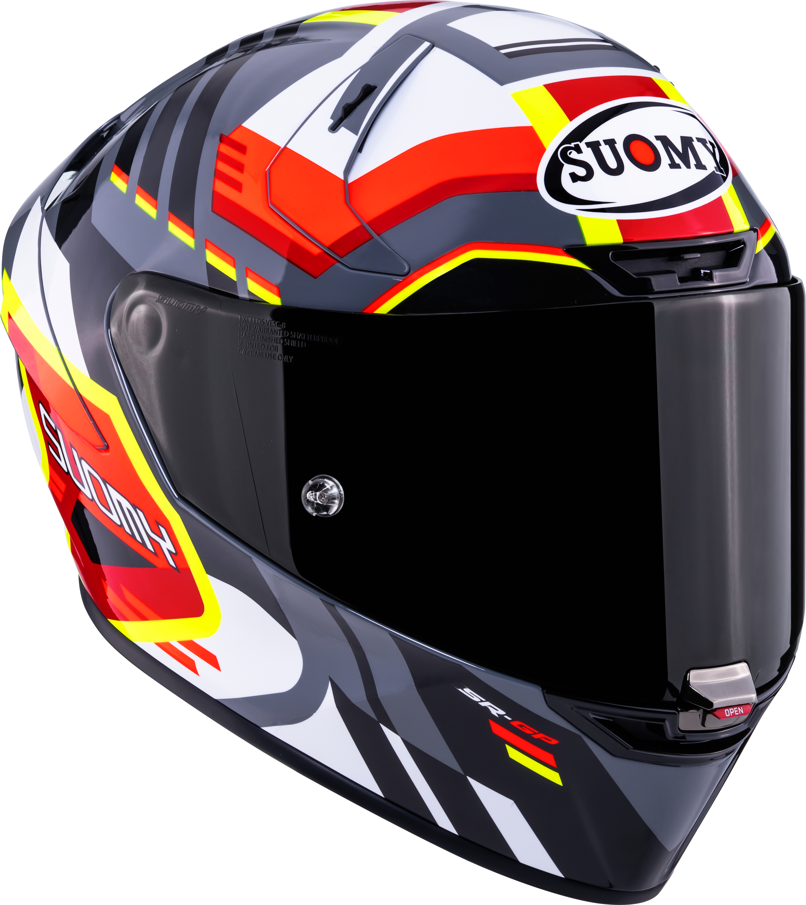 Casque Suomy SR-GP Evo Infrared Blanc/Noir/Rouge K6S20024 