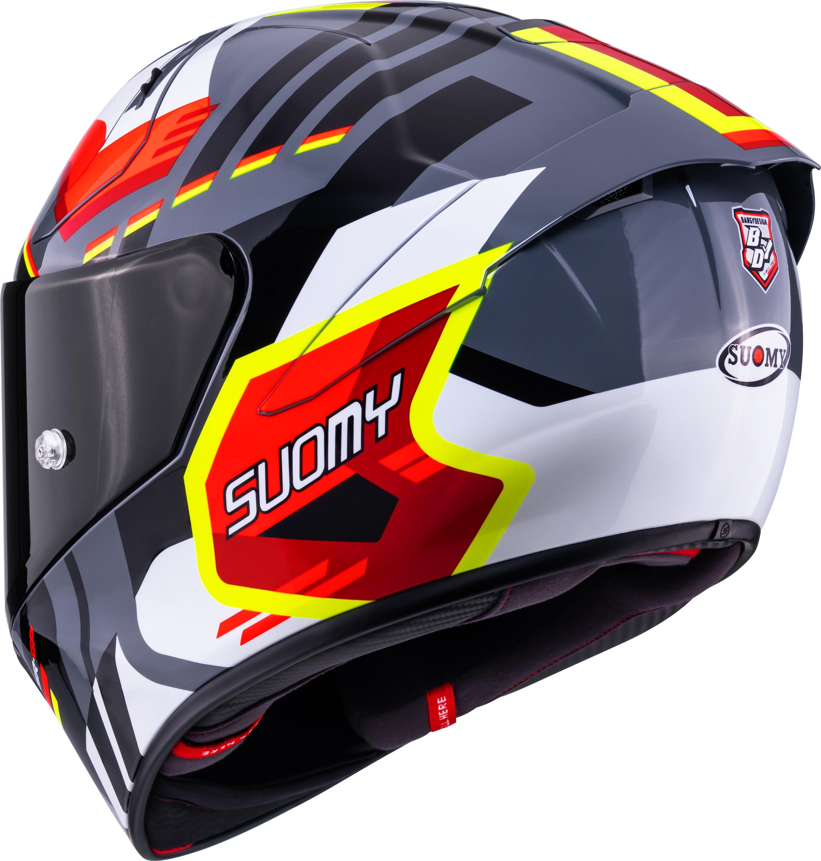 Casque Suomy SR-GP Evo Infrared Blanc/Noir/Rouge K6S20024 