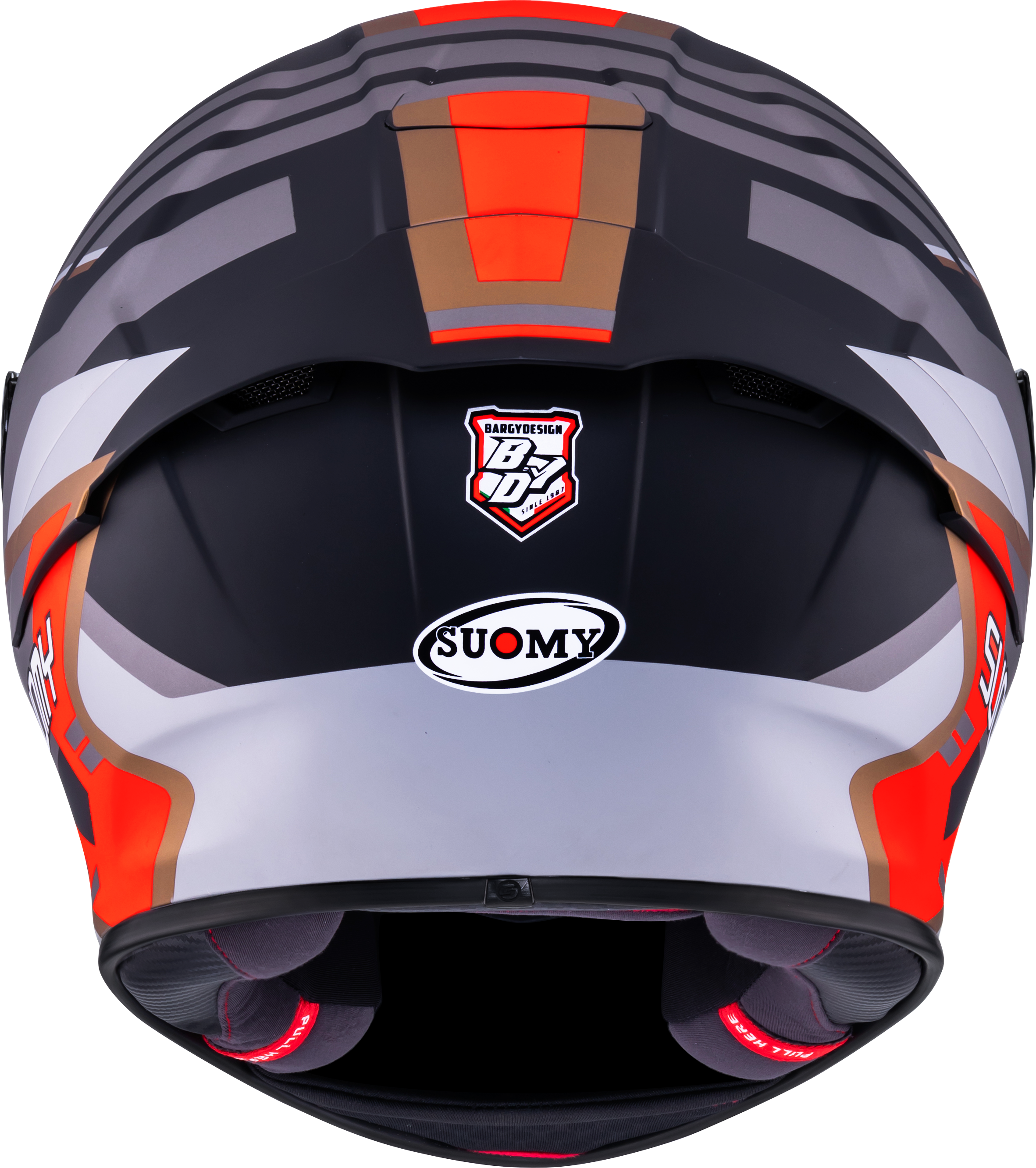 Casque Suomy SR-GP Evo Infrared Mat Gris/Rouge/Noir K6S20025 