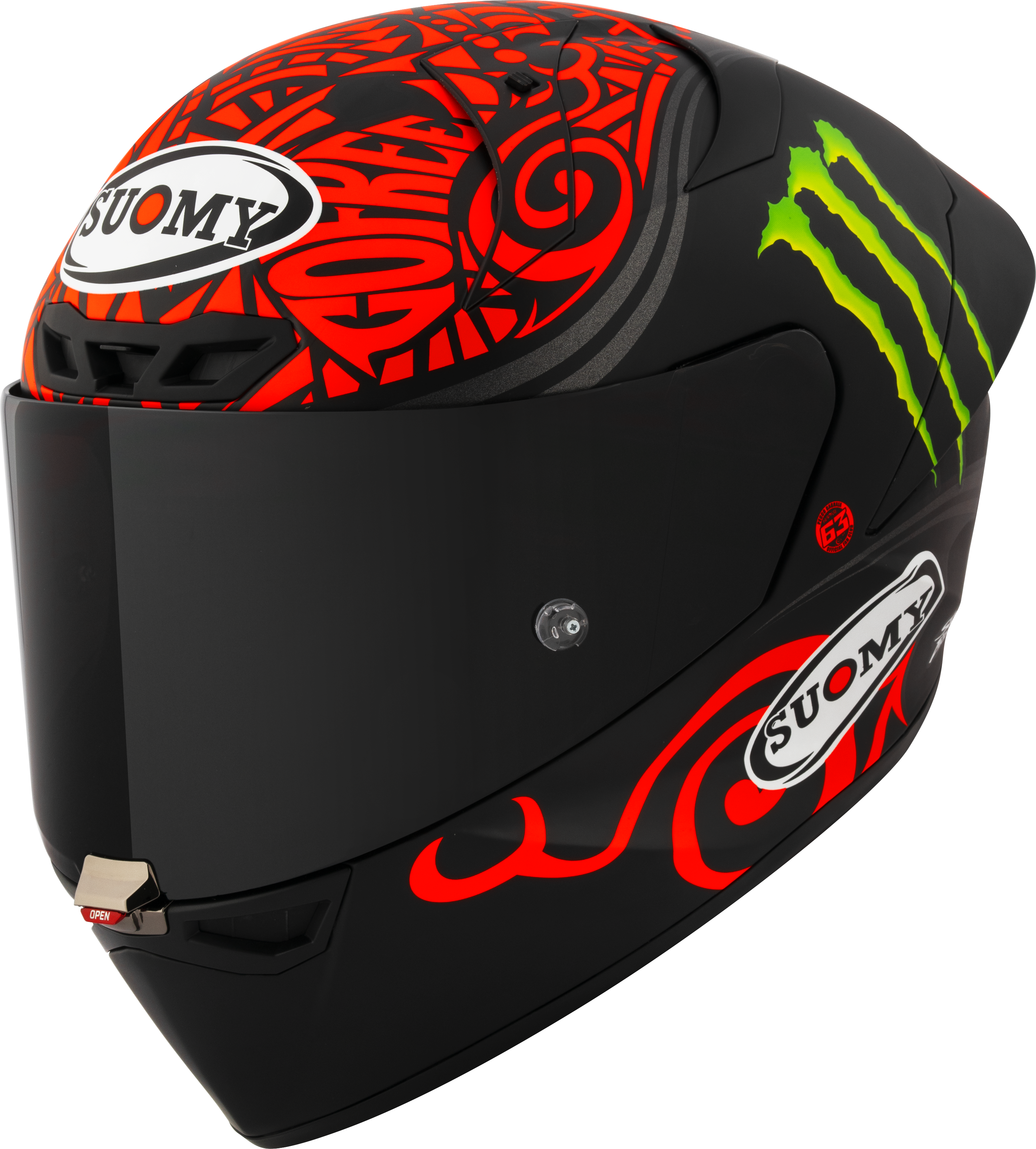Casque Suomy S1-XR GP Francesco Pecco Bagnaia Monster Replica 2024 K6SX0013 