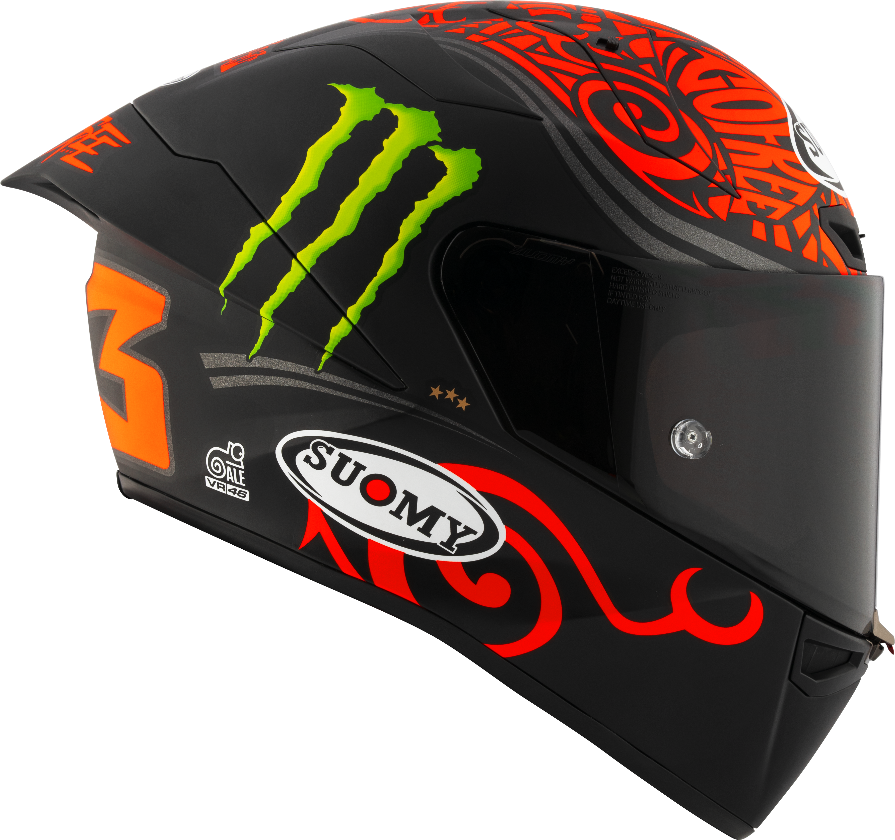 Casque Suomy S1-XR GP Francesco Pecco Bagnaia Monster Replica 2024 K6SX0013 