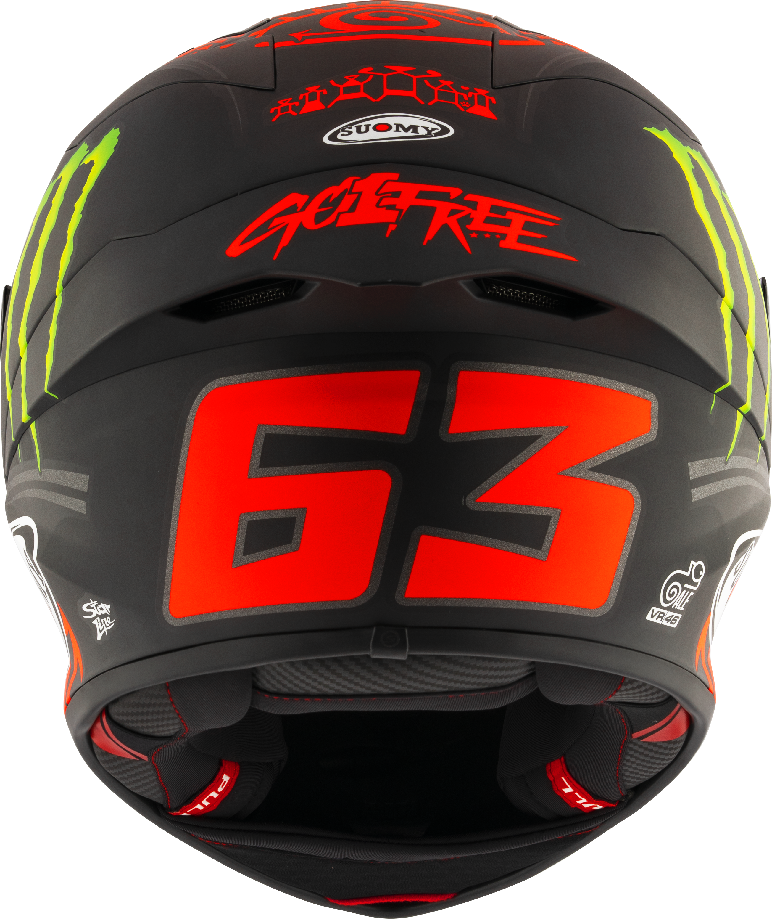 Casque Suomy S1-XR GP Francesco Pecco Bagnaia Monster Replica 2024 K6SX0013 