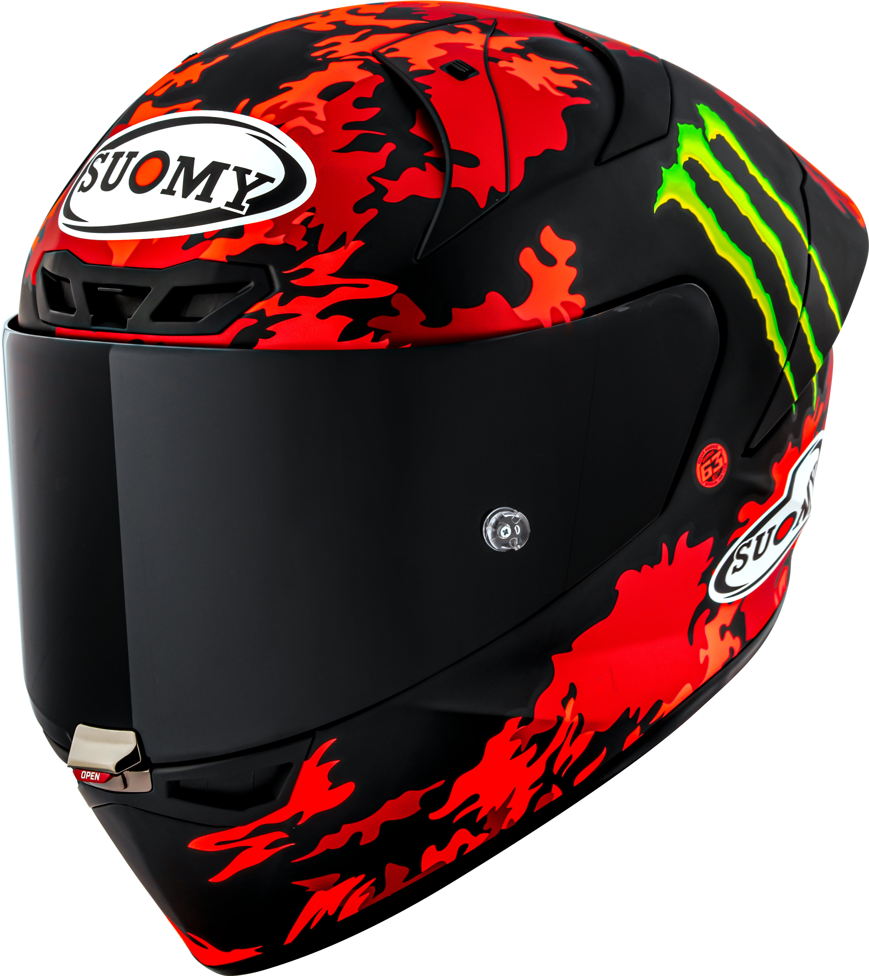 Casque Suomy S1-XR GP Francesco Pecco Bagnaia Monster Replica 2025 K6SX0017 