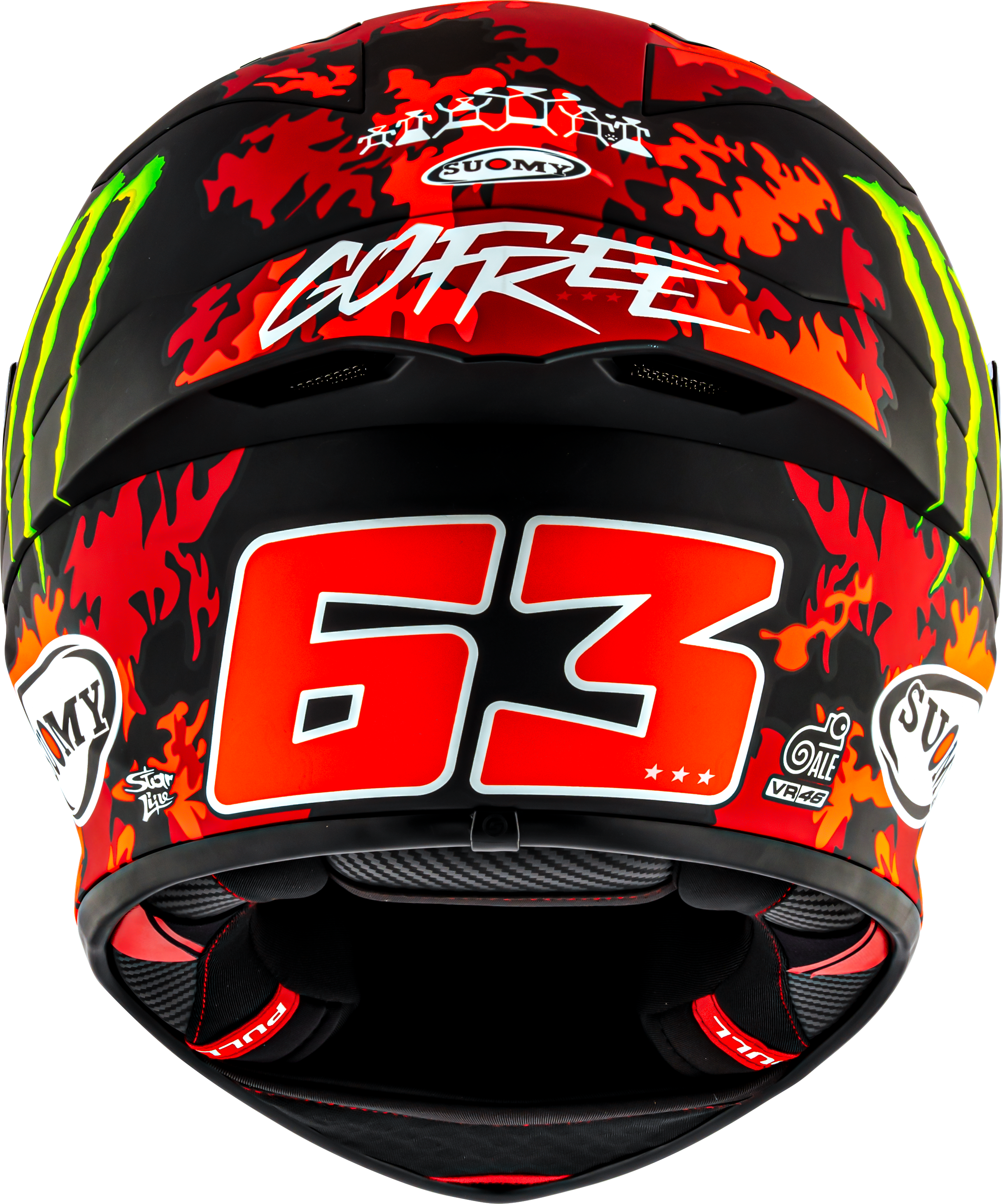 Casque Suomy S1-XR GP Francesco Pecco Bagnaia Monster Replica 2025 K6SX0017 