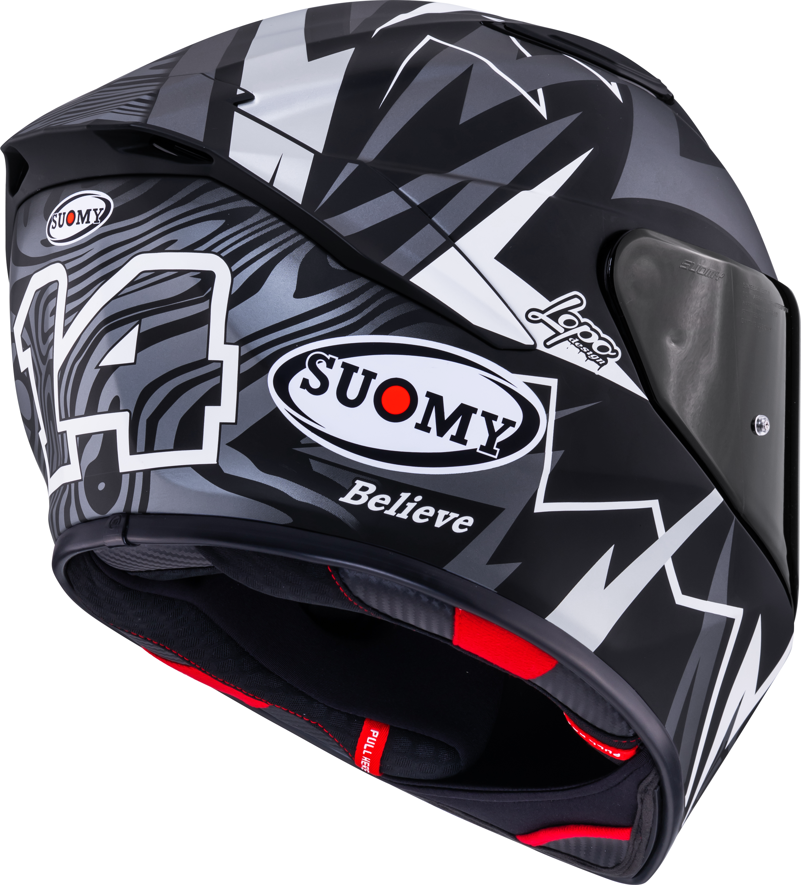 Casque Suomy Track-1 Matt Sam Lowes Replica Édition Hiver 2025 K6T10021 