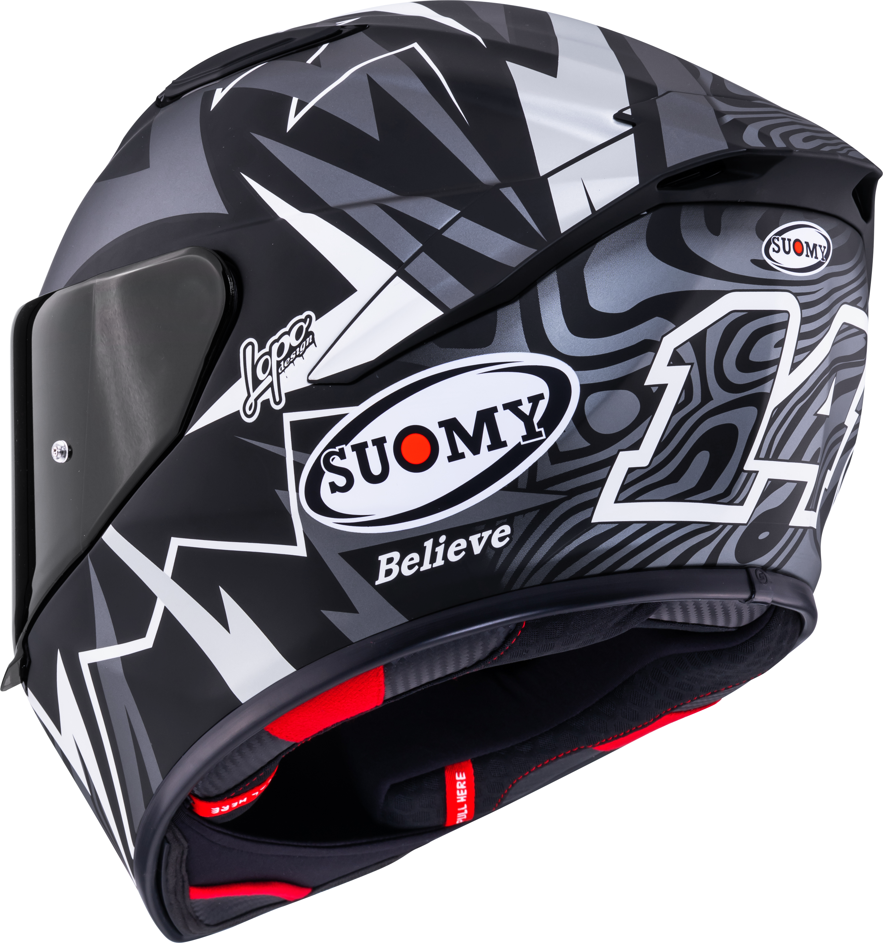 Casque Suomy Track-1 Matt Sam Lowes Replica Édition Hiver 2025 K6T10021 