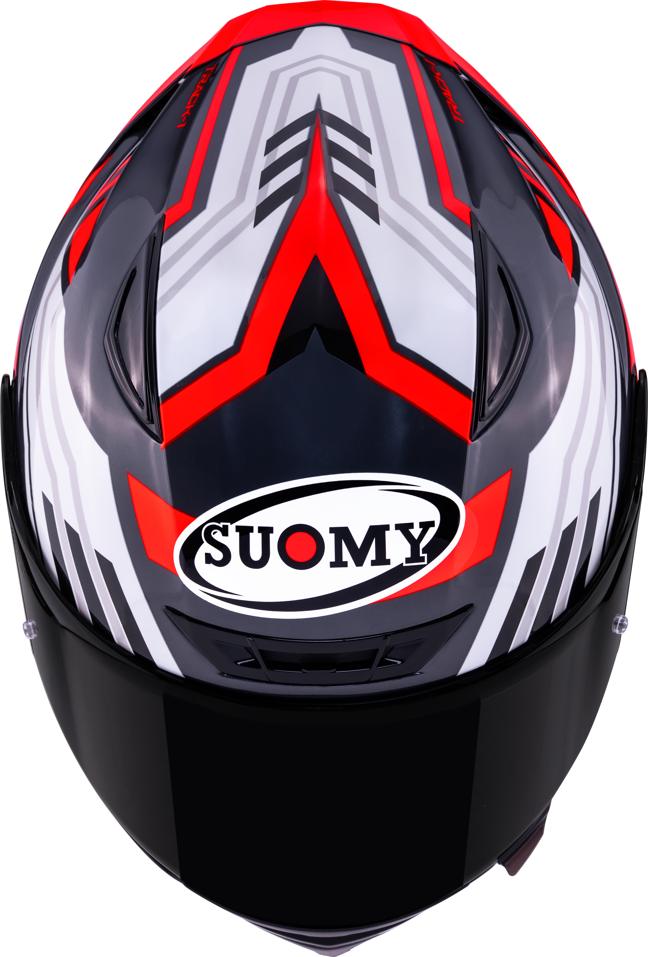 Casque Suomy Track-1 Framework Blanc/Rouge K6T10022 