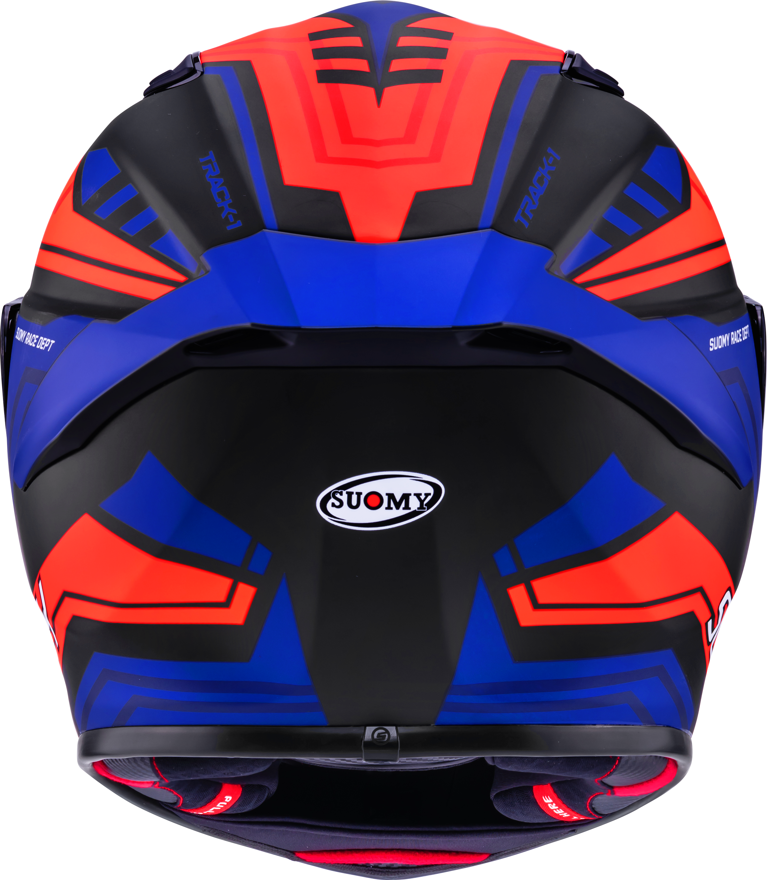 Casque Suomy Track-1 Framework Mat Noir/Rouge/Bleu K6T10024 