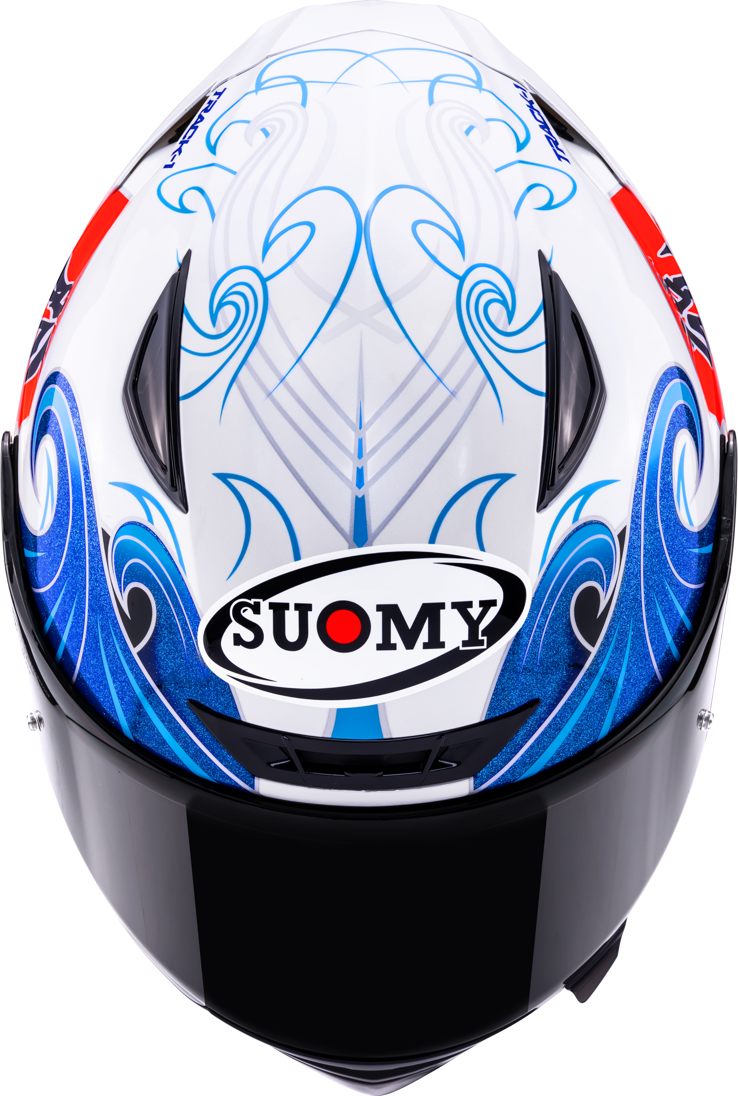Casque Suomy Track-1 Waves Blanc K6T10025 