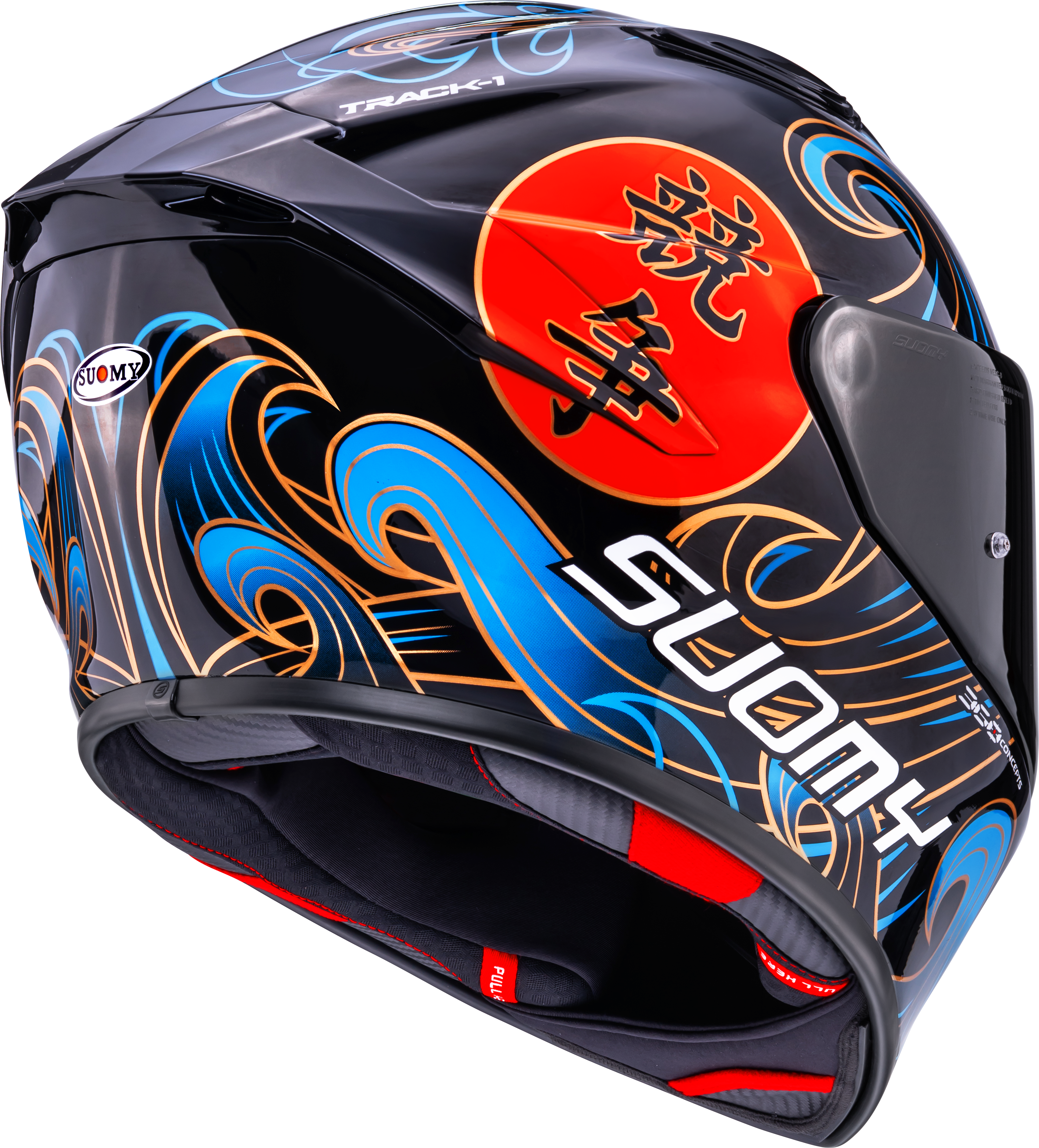 Casque Suomy Track-1 Waves Noir K6T10026 