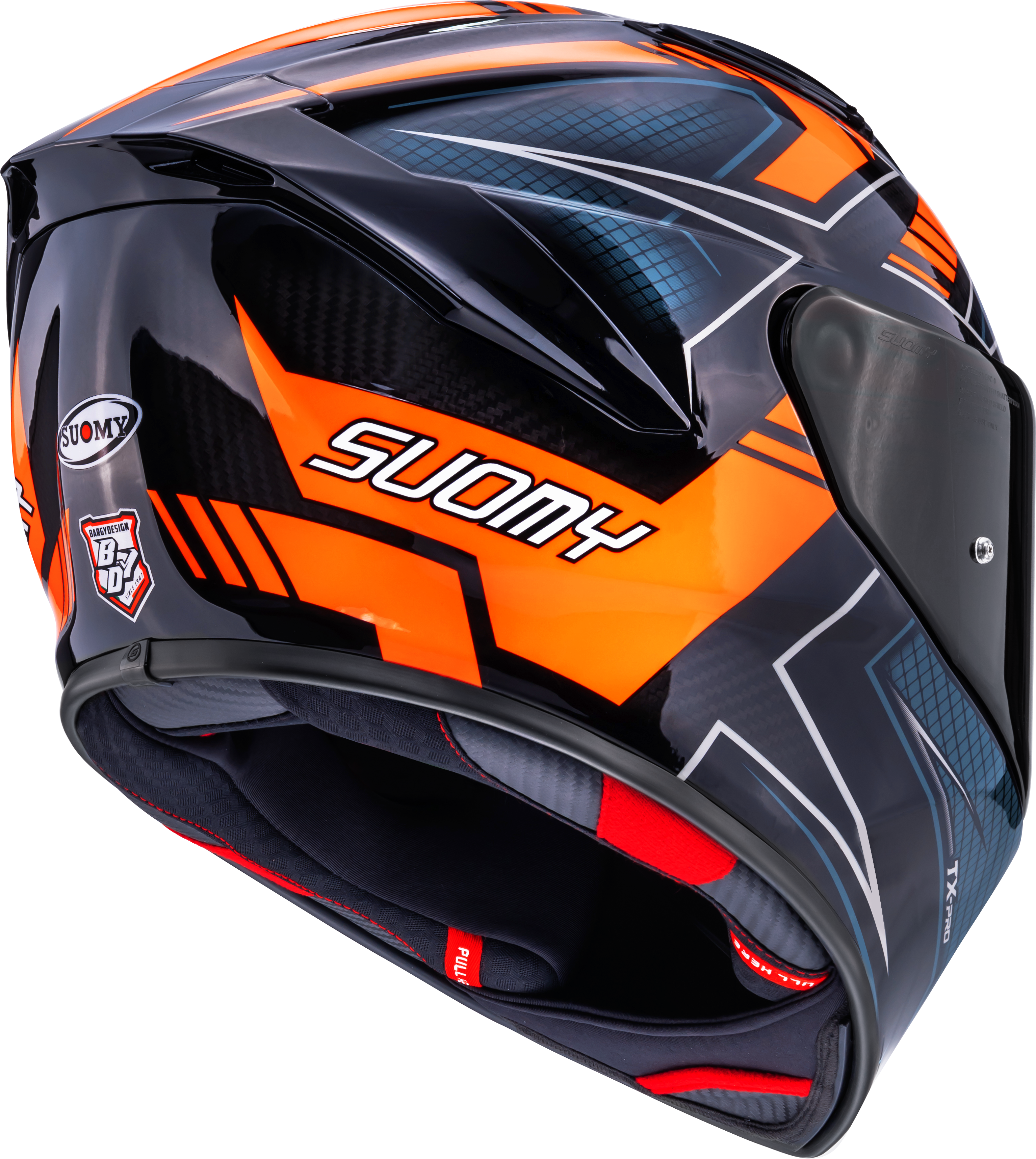 Casque Suomy TX-Pro Flawless Orange K6TX0015 