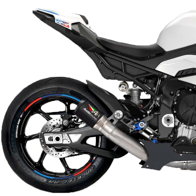 Silencieux Austin Racing Slip-On (GP1R/GP2R/V3) + Tube de remplacement KAT BMW S1000RR K67 (19-25) 