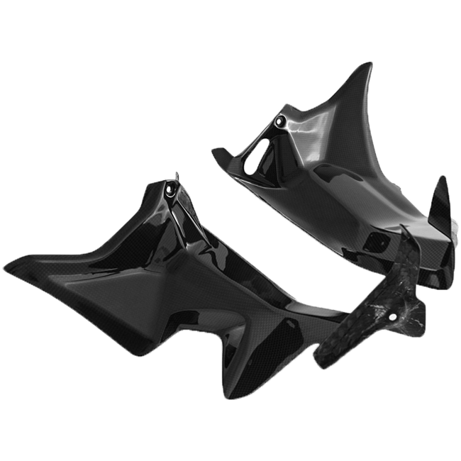 Set de couverture de tunnel aérodynamique en carbone Fullsix pour Ducati Panigale V4/S (2025) 