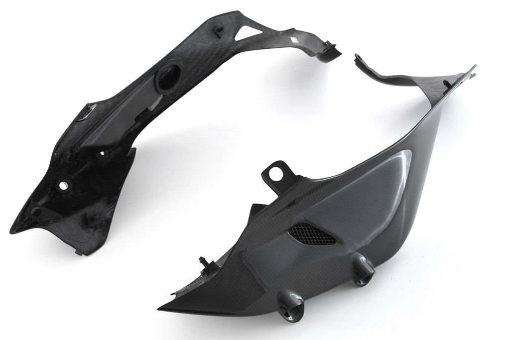 Carénage arrière inférieur gauche et droit en carbone Fullsix Ducati Panigale V4/S (2025) 