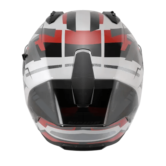 Casque Nolan N60-6 Sport Corsa Blanc / Noir / Rouge / Fini Métallique 356 