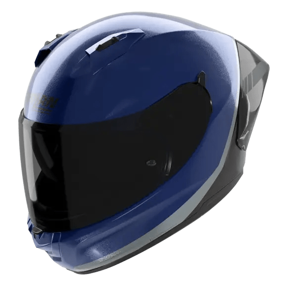 Nolan N60-6 Sport Casque Peinture Spéciale Bleu Foncé / Noir / Argent 346 