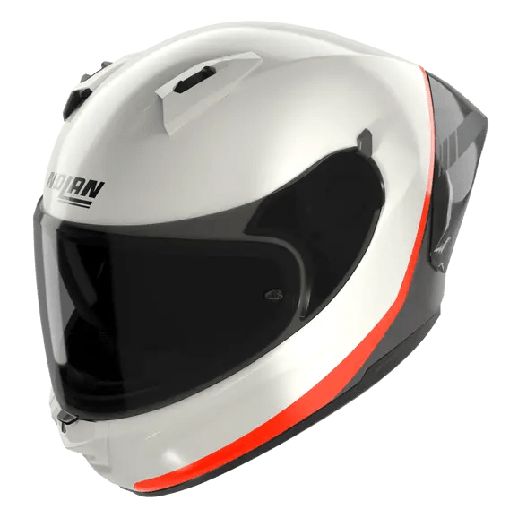 Casque Nolan N60-6 Sport Peinture Spéciale Perle / Noir / Orange 347 