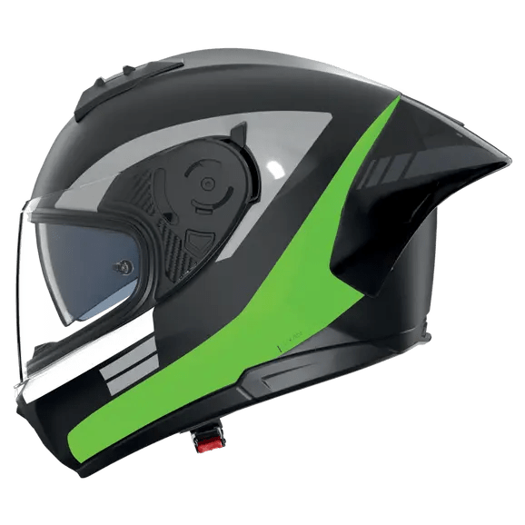 Casque Nolan N60-6 Sport Contrasto Noir / Vert Fluo / Fini Brillant 358 