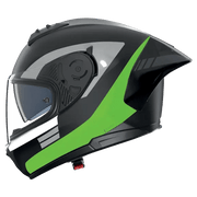 Casque Nolan N60-6 Sport Contrasto Noir / Vert Fluo / Fini Brillant 358 