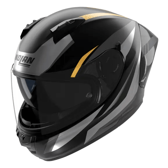 Casque Nolan N60-6 Sport Lesmo Noir / Gris / Anthracite / Or / Fini Métallique 354 