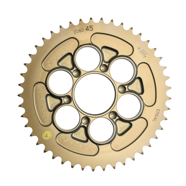 Sitta Aluminium pignon Ducati Panigale V4/S/R (18-24) (206D) – 37-46 dents, 520/525 maillon 