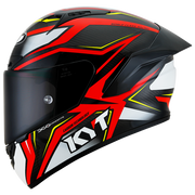 Casque KYT NZ-Race Carbon Stride Glossy Rouge/Blanc Y6NZ0026 