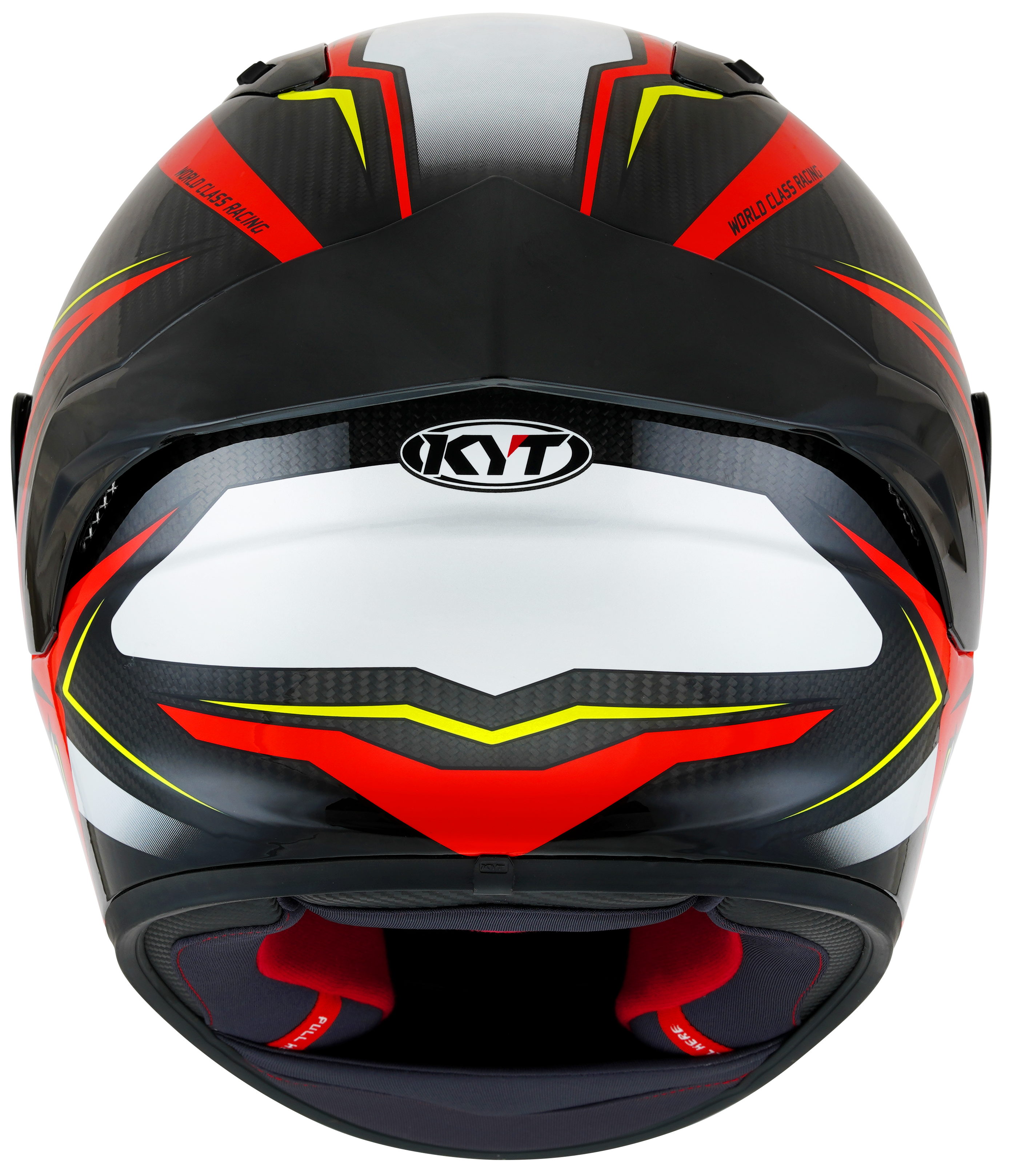 Casque KYT NZ-Race Carbon Stride Glossy Rouge/Blanc Y6NZ0026 