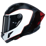 Casque Nolan X-804 RS Ultra Carbon Blanc/Rouge Asso di Picche 343 