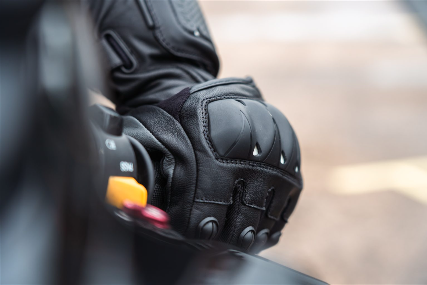 Knox Oulton MK2 gants en cuir Sport | Homme | Noir/Blanc | 1011352160050 
