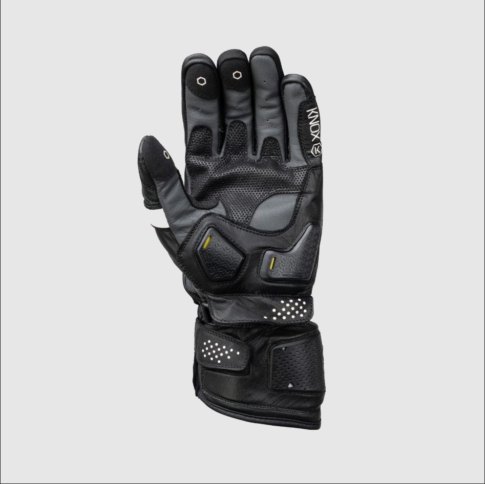 Knox Oulton MK2 gants en cuir Sport | Homme | Noir/Blanc | 1011352160050 