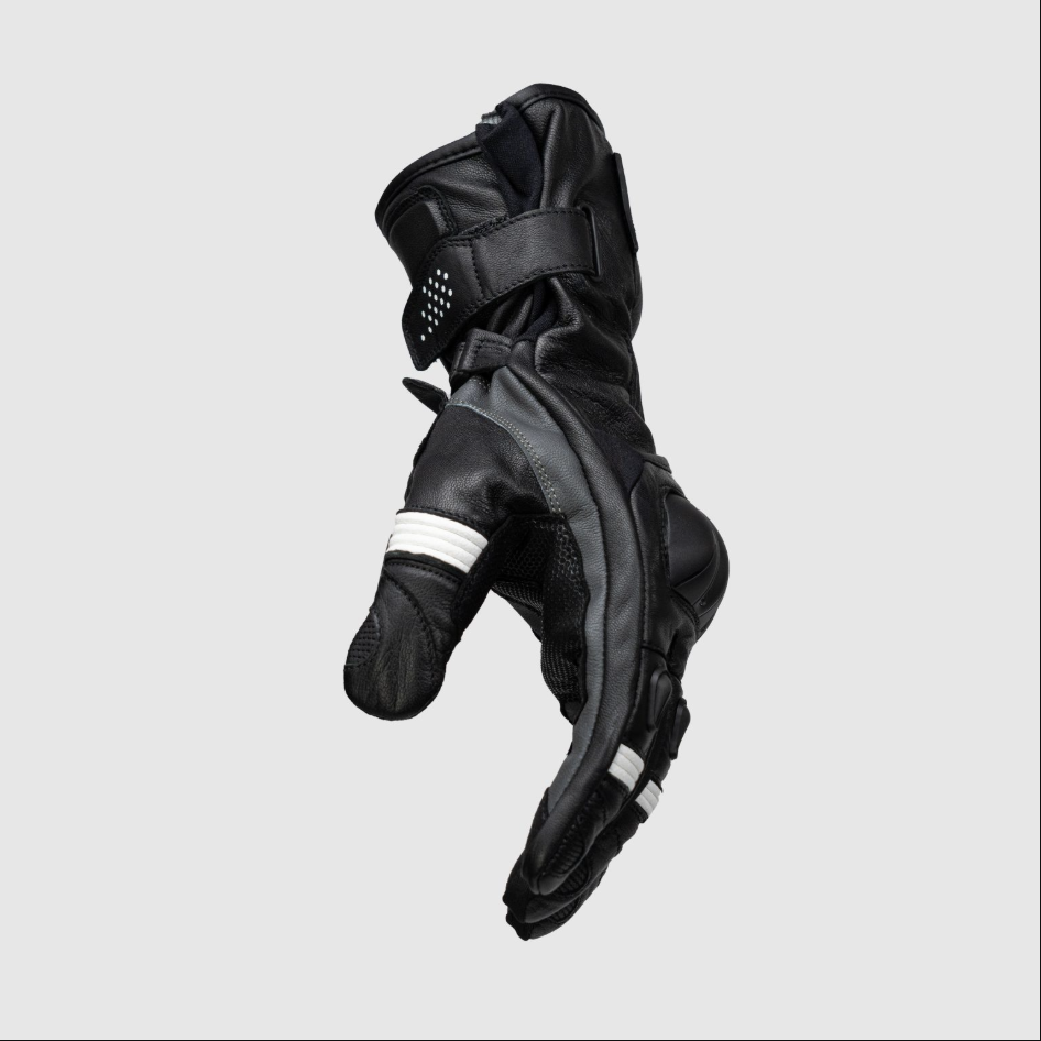 Knox Oulton MK2 gants en cuir Sport | Homme | Noir/Blanc | 1011352160050 