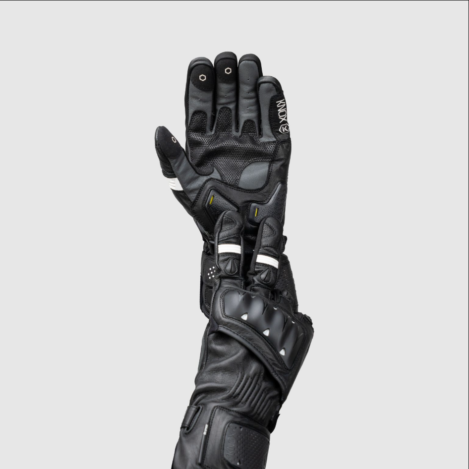 Knox Oulton MK2 gants en cuir Sport | Homme | Noir/Blanc | 1011352160050 