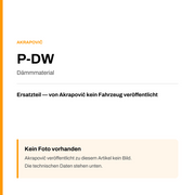 Akrapovic Dämmmaterial P-DW — Platzhalter, kein Herstellerfoto verfügbar
