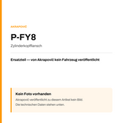 Akrapovic Zylinderkopfflansch P-FY8 — Platzhalter, kein Herstellerfoto verfügbar
