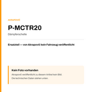 Akrapovic Dämpferschelle P-MCTR20 — Platzhalter, kein Herstellerfoto verfügbar