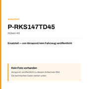 Akrapovic Hülsen-Kit P-RKS147TD45 — Platzhalter, kein Herstellerfoto verfügbar