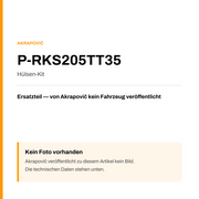 Akrapovic Hülsen-Kit P-RKS205TT35 — Platzhalter, kein Herstellerfoto verfügbar