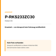 Akrapovic Hülsen-Kit P-RKS233ZC30 — Platzhalter, kein Herstellerfoto verfügbar