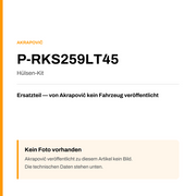 Akrapovic Hülsen-Kit P-RKS259LT45 — Platzhalter, kein Herstellerfoto verfügbar