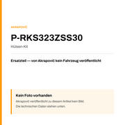 Akrapovic Hülsen-Kit P-RKS323ZSS30 — Platzhalter, kein Herstellerfoto verfügbar