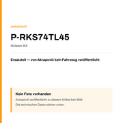 Akrapovic Hülsen-Kit P-RKS74TL45 — Platzhalter, kein Herstellerfoto verfügbar