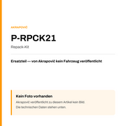 Akrapovic Repack-Kit P-RPCK21 — Platzhalter, kein Herstellerfoto verfügbar