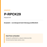Akrapovic Repack-Kit P-RPCK29 — Platzhalter, kein Herstellerfoto verfügbar