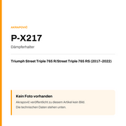 Akrapovic Dämpferhalter Triumph Street Triple 765 R / Street Triple 765 RS (17-22) P-X217 — Platzhalter, kein Herstellerfoto verfügbar