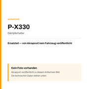 Akrapovic Dämpferhalter P-X330 — Platzhalter, kein Herstellerfoto verfügbar