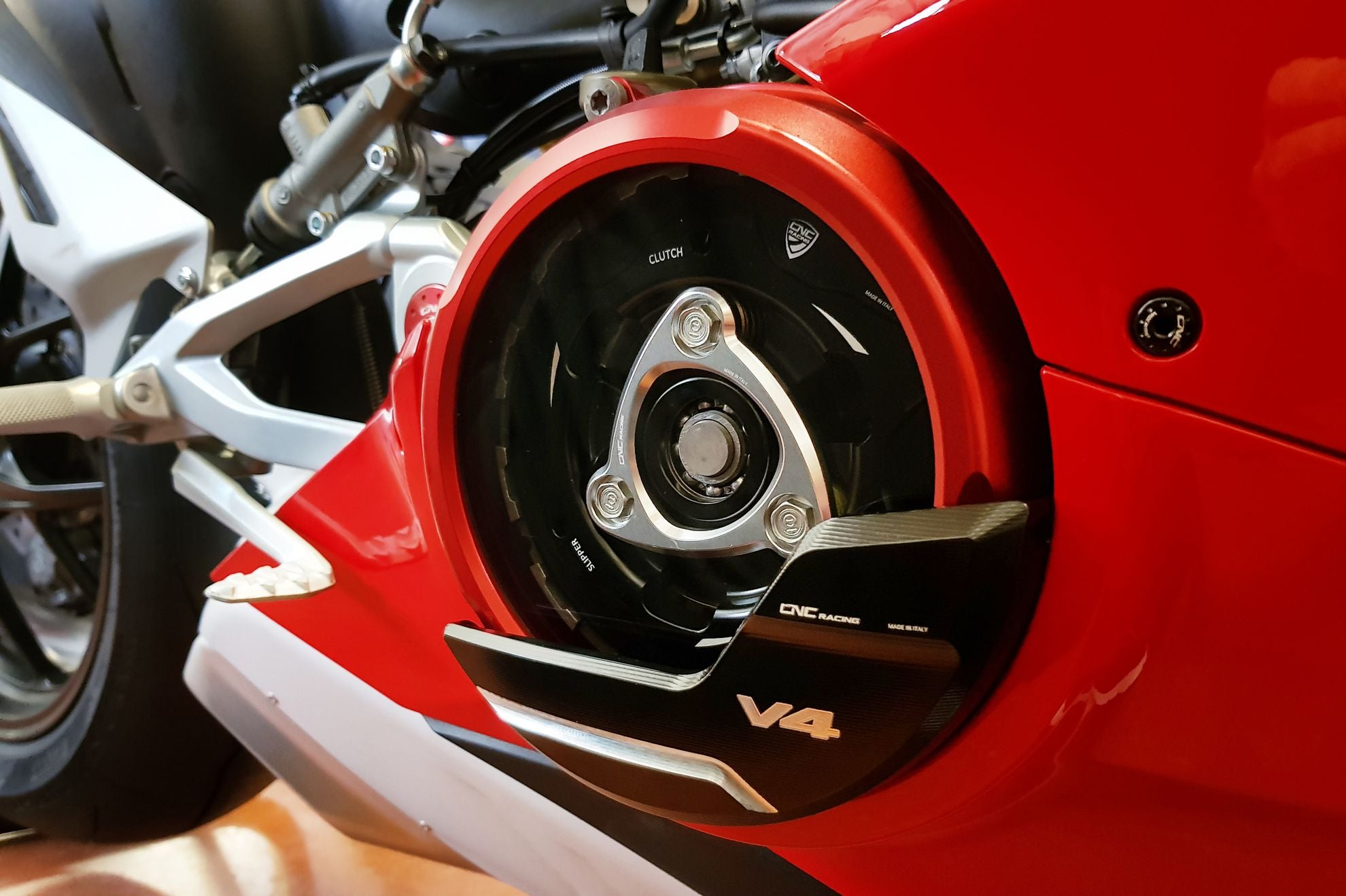Protection de couplage en aluminium couvercle de protection CNC Racing Ducati Panigale V4/S (2025) PR310 