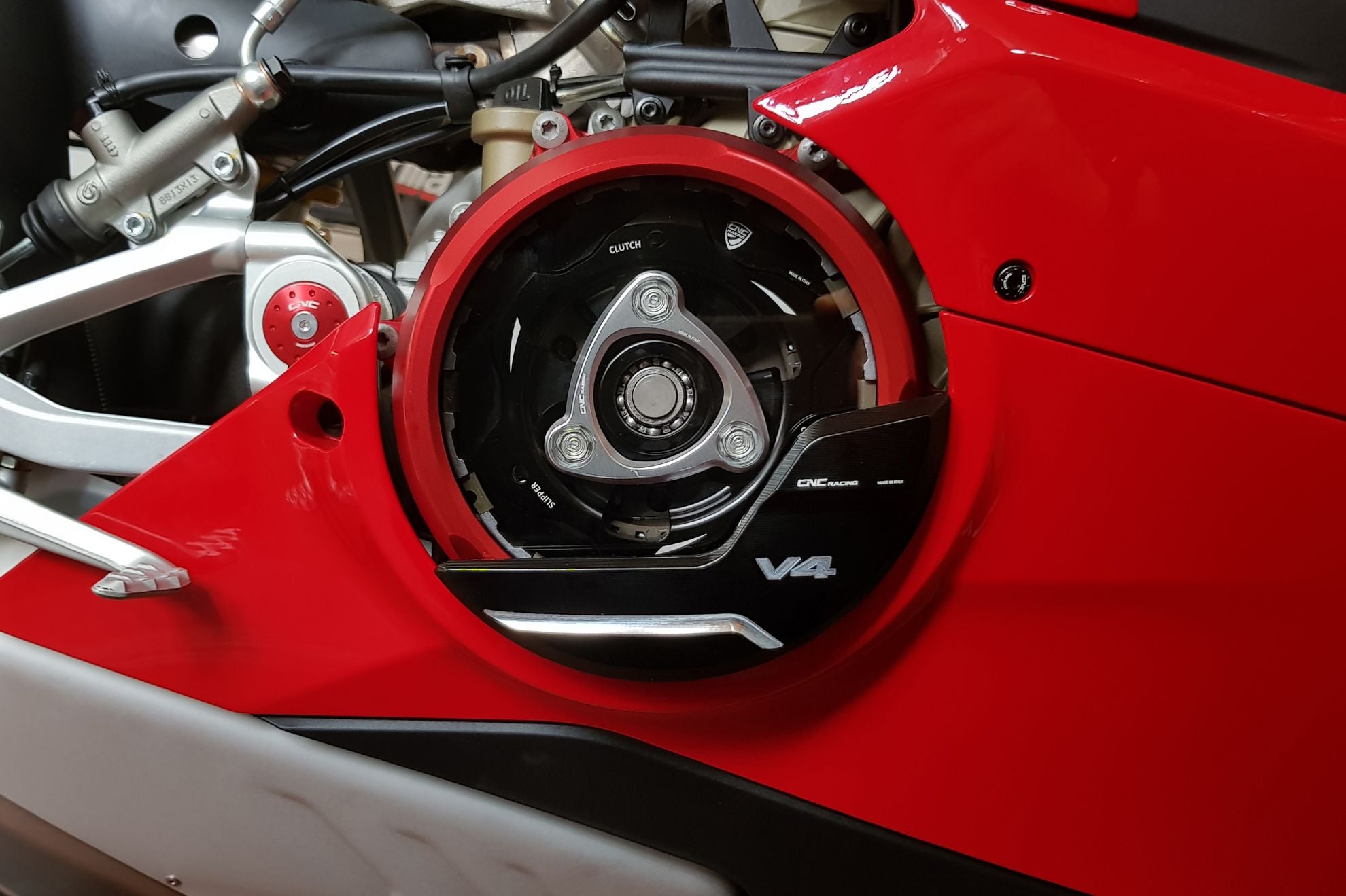 Protection de couplage en aluminium couvercle de protection CNC Racing Ducati Panigale V4/S (2025) PR310 