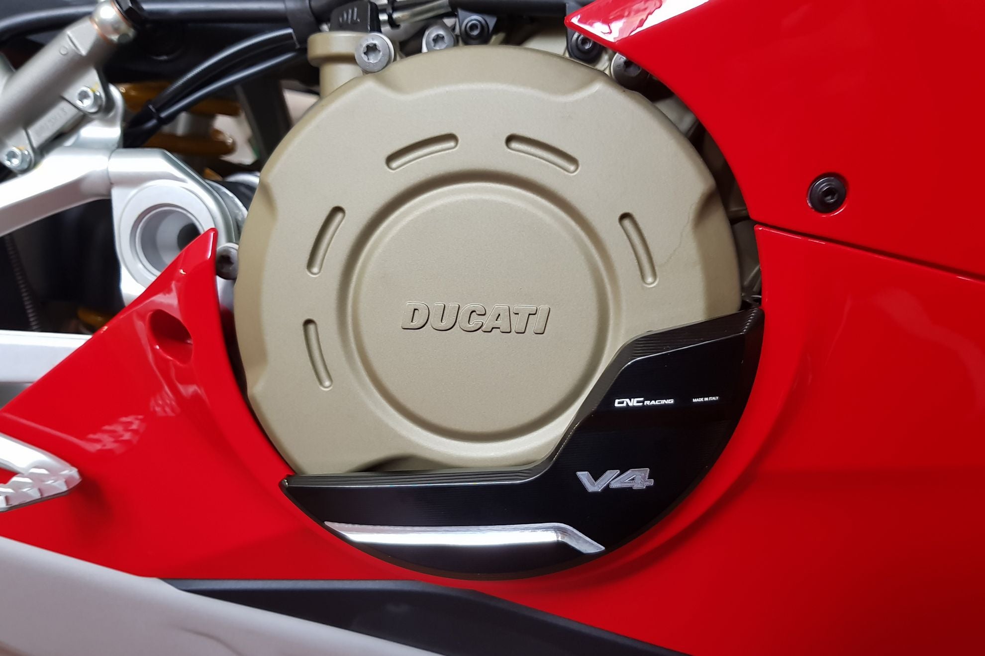 Protection de couplage en aluminium couvercle de protection CNC Racing Ducati Panigale V4/S (2025) PR310 