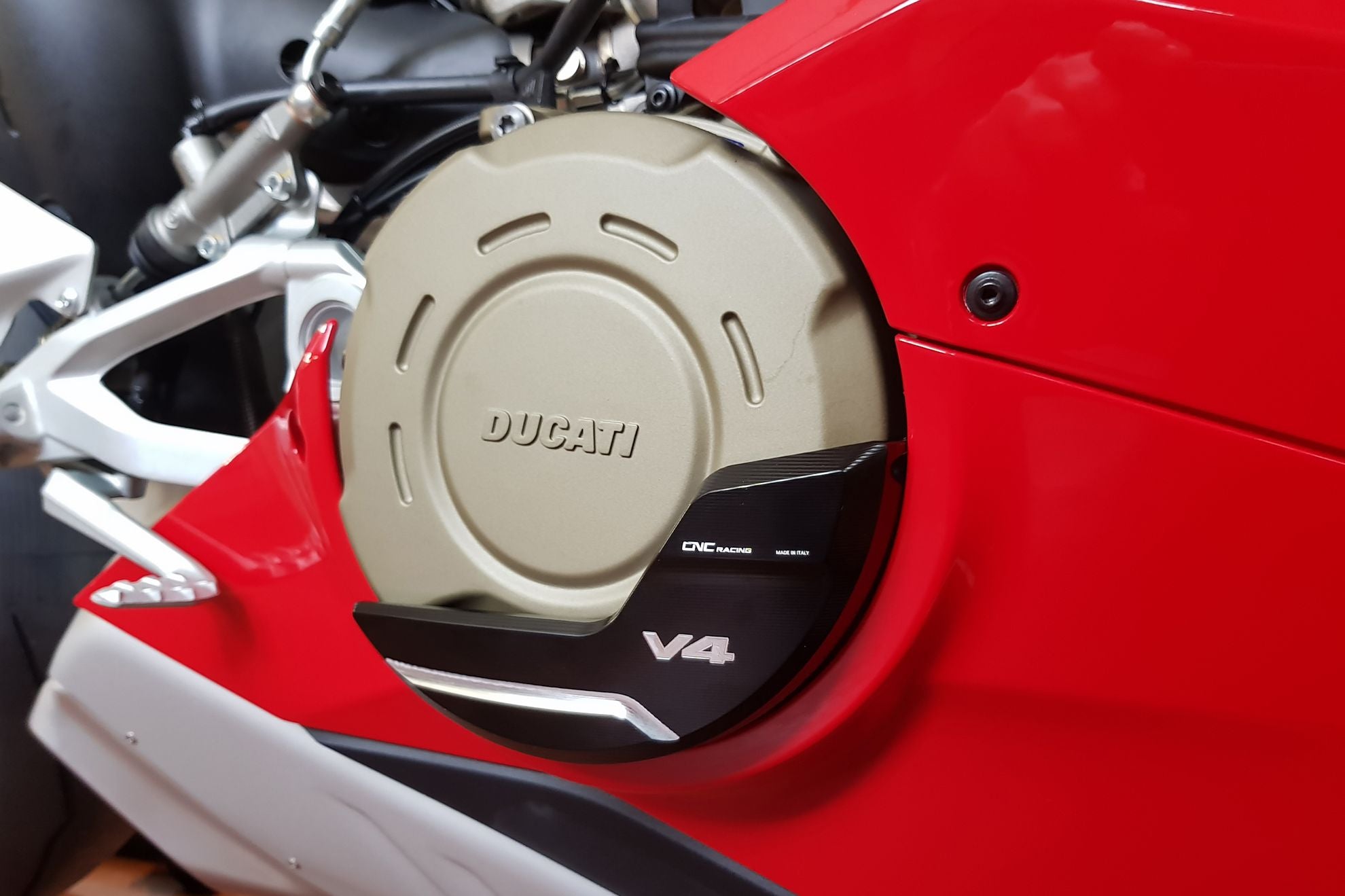 Protection de couplage en aluminium couvercle de protection CNC Racing Ducati Panigale V4/S (2025) PR310 